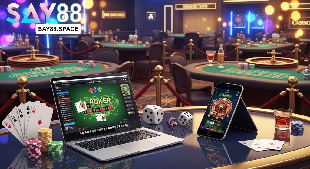 Khám phá Casino SAY88 với trải nghiệm game trực tuyến tuyệt vời